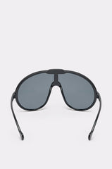 BIGGER IS BETTER BLACK SUNGLASSES