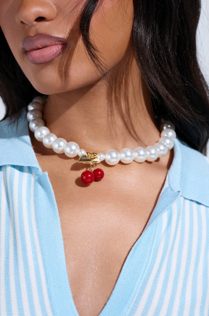 CHERRY ON TOP NECKLACE