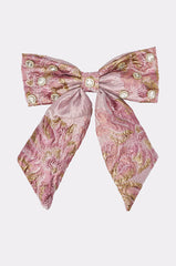 GLAM GROOVE BROCADE HAIR BOW