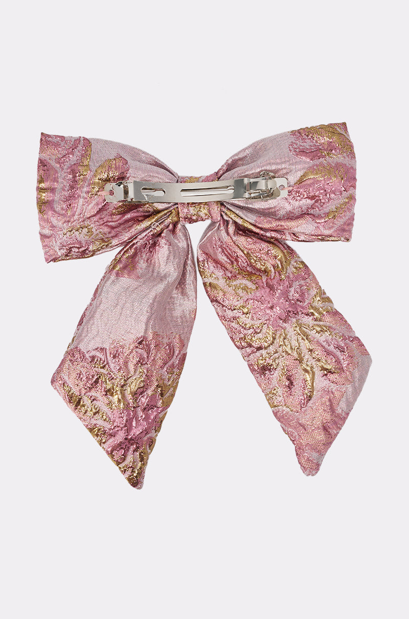 GLAM GROOVE BROCADE HAIR BOW