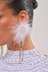 LUXE LIVING FEATHER EARRING