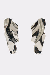 CHROME GAL EARRING