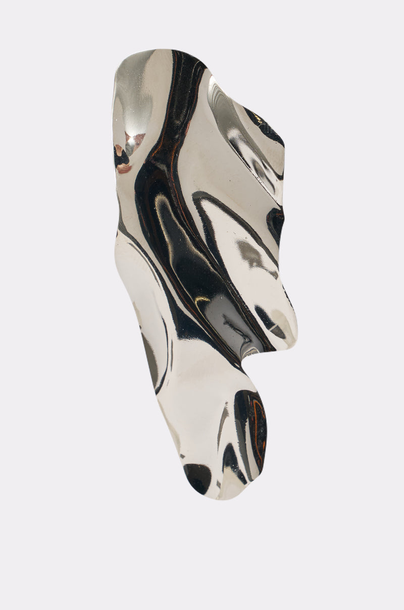 CHROME GAL EARRING