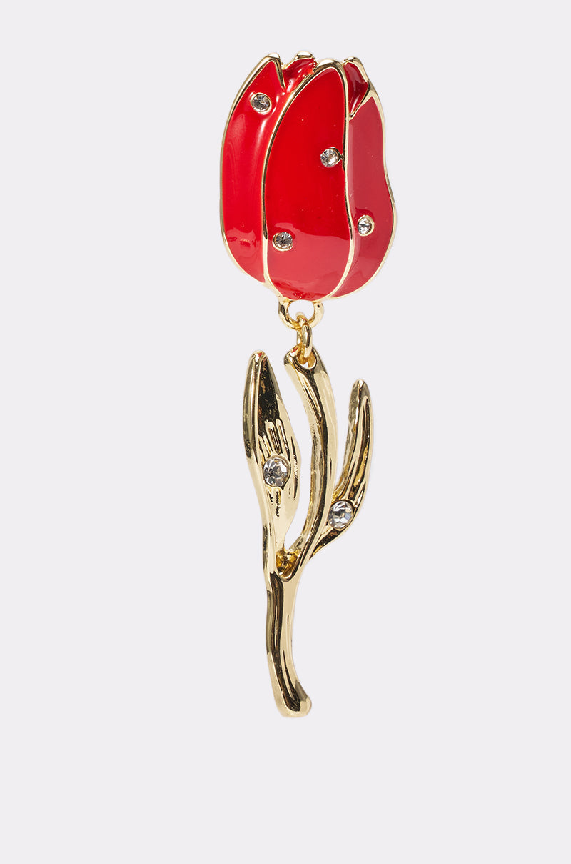 ROSES ARE RED EARRING