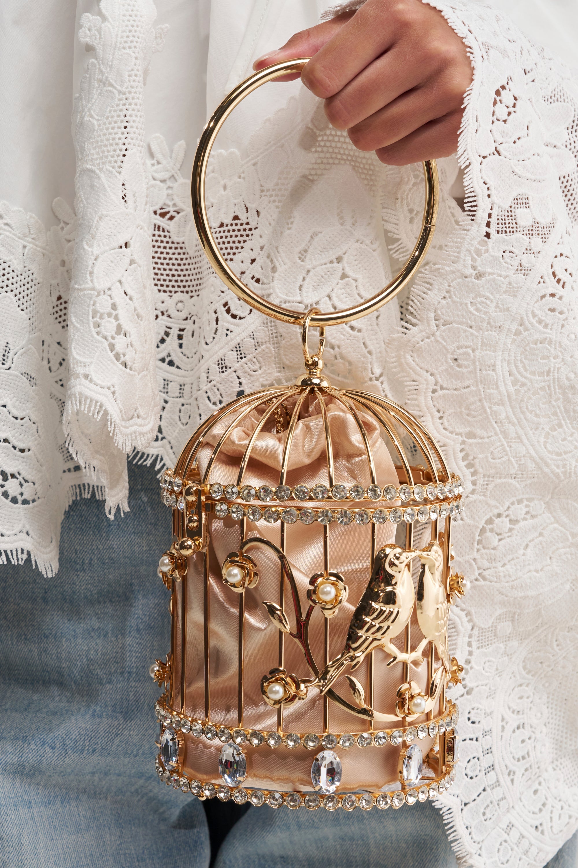 NEVER CAGED LUXE BAG