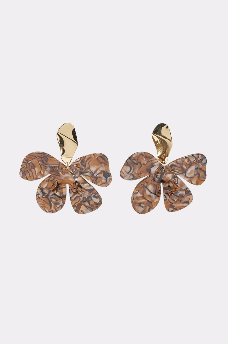 MIXED EMOTIONS FLOWER EARRING