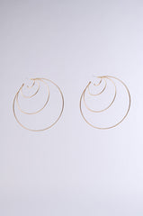CANT KEEP UP HOOP EARRING