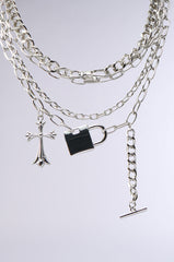 HEART ON LOCK NECKLACE