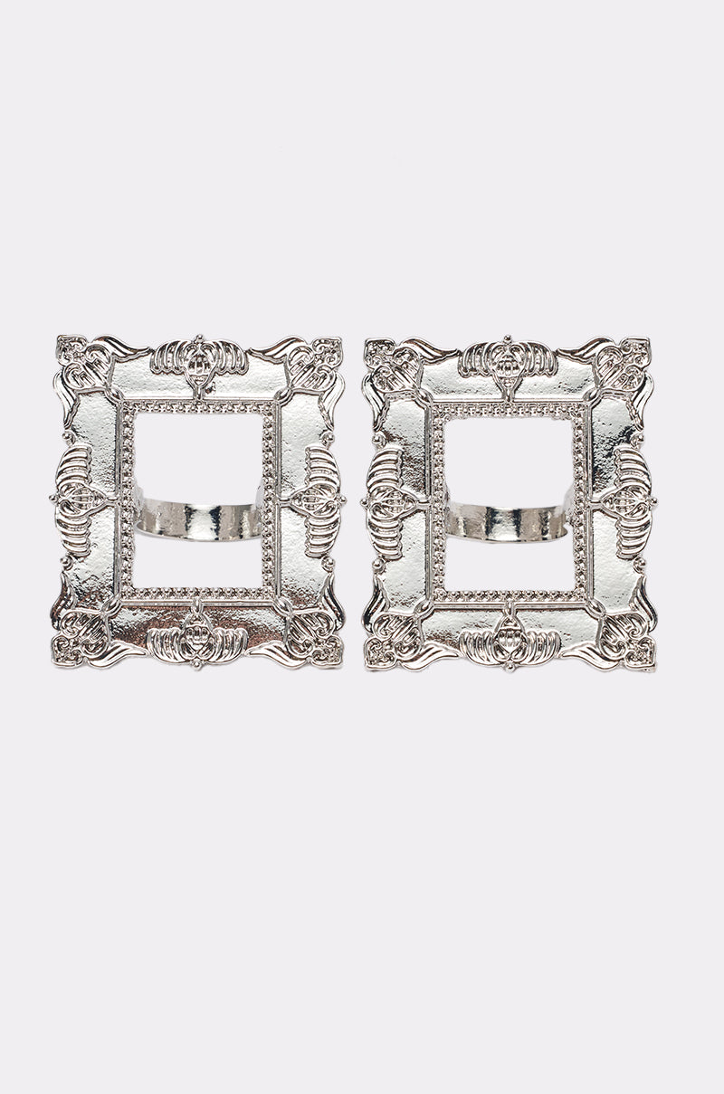 FRAMED MIND COCKTAIL RING SET
