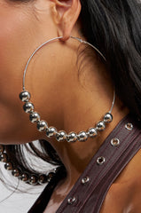 POP IT JUMBO HOOP EARRING