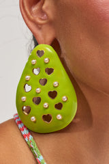 TAKE A BITE PEAR EARRING