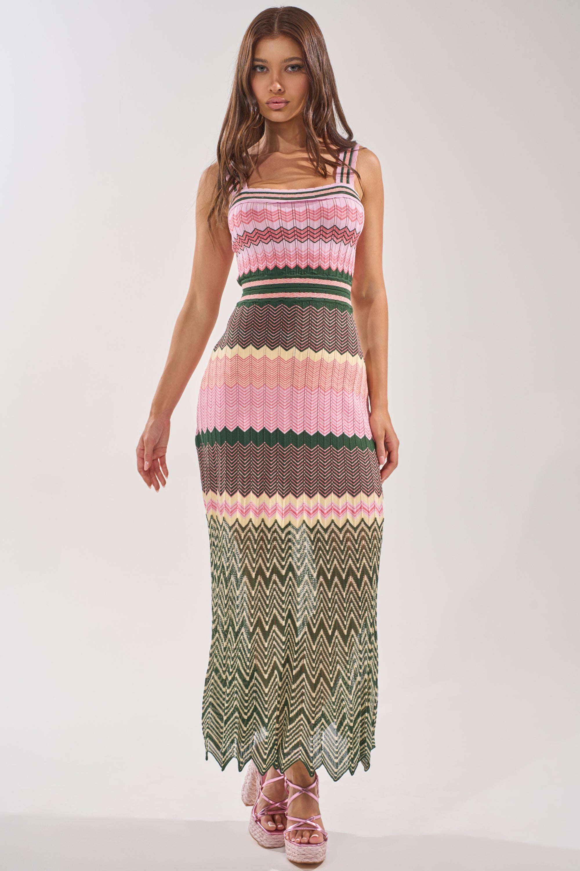 HEAT WAVE KNIT MAXI DRESS