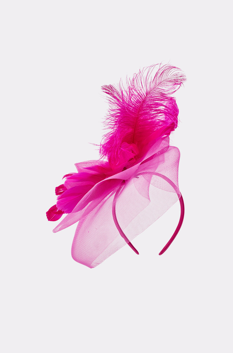 DERBY DAY PINK FASCINATOR