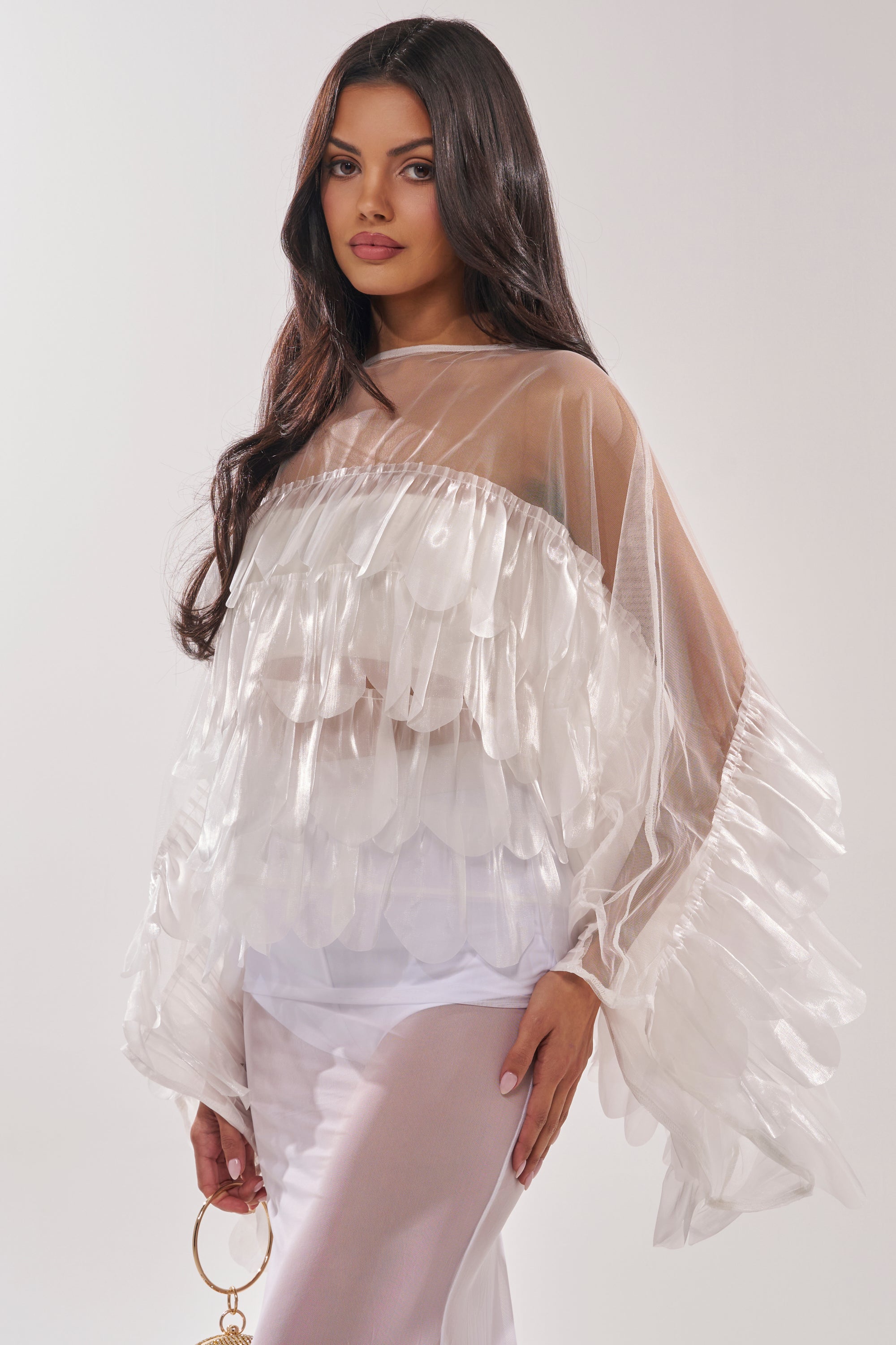 RUFFLE CITY BLOUSE