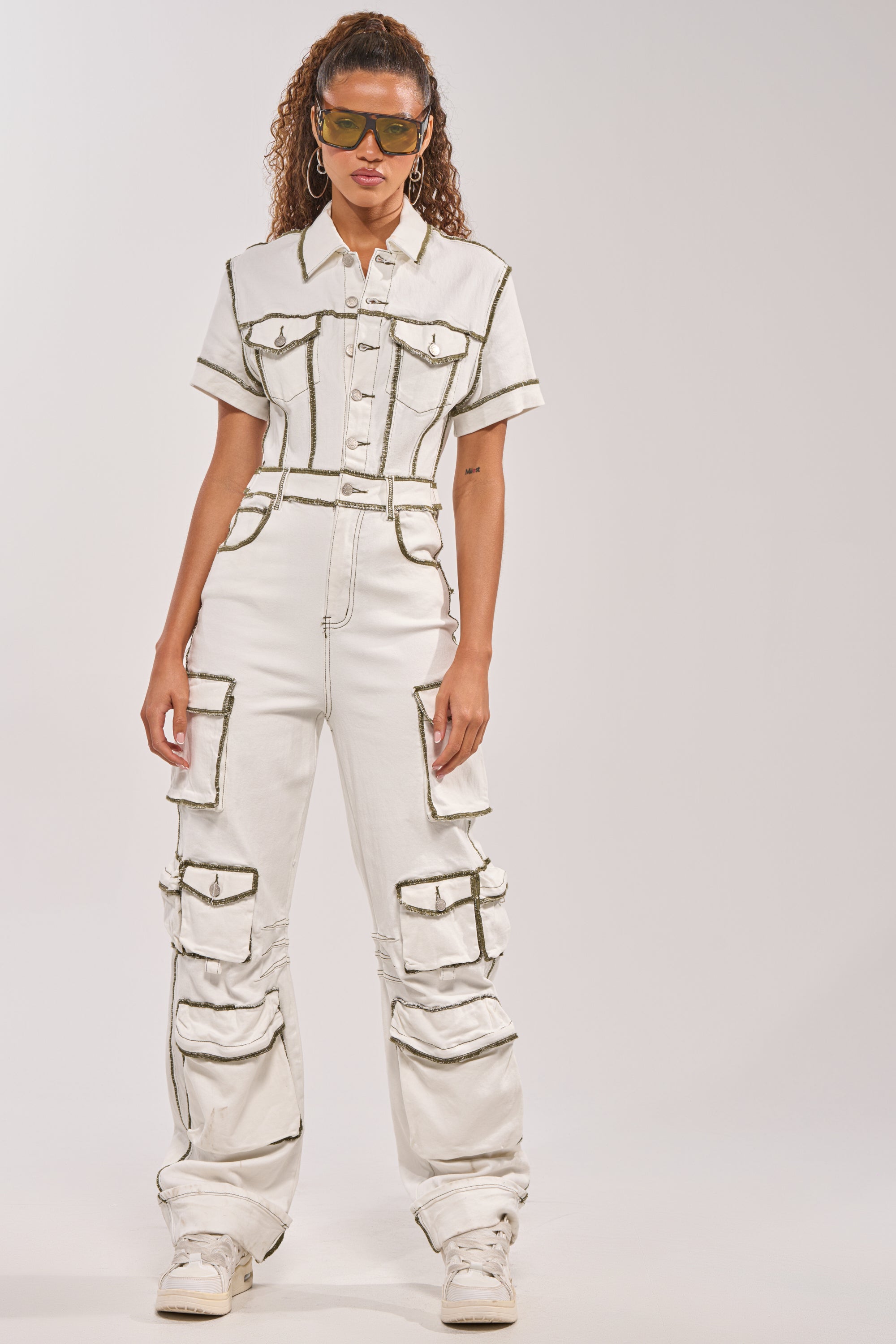 BROOKLYN UTILITY DENIM JUMPSUIT