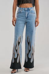 ON FIRE RELAXED DENIM