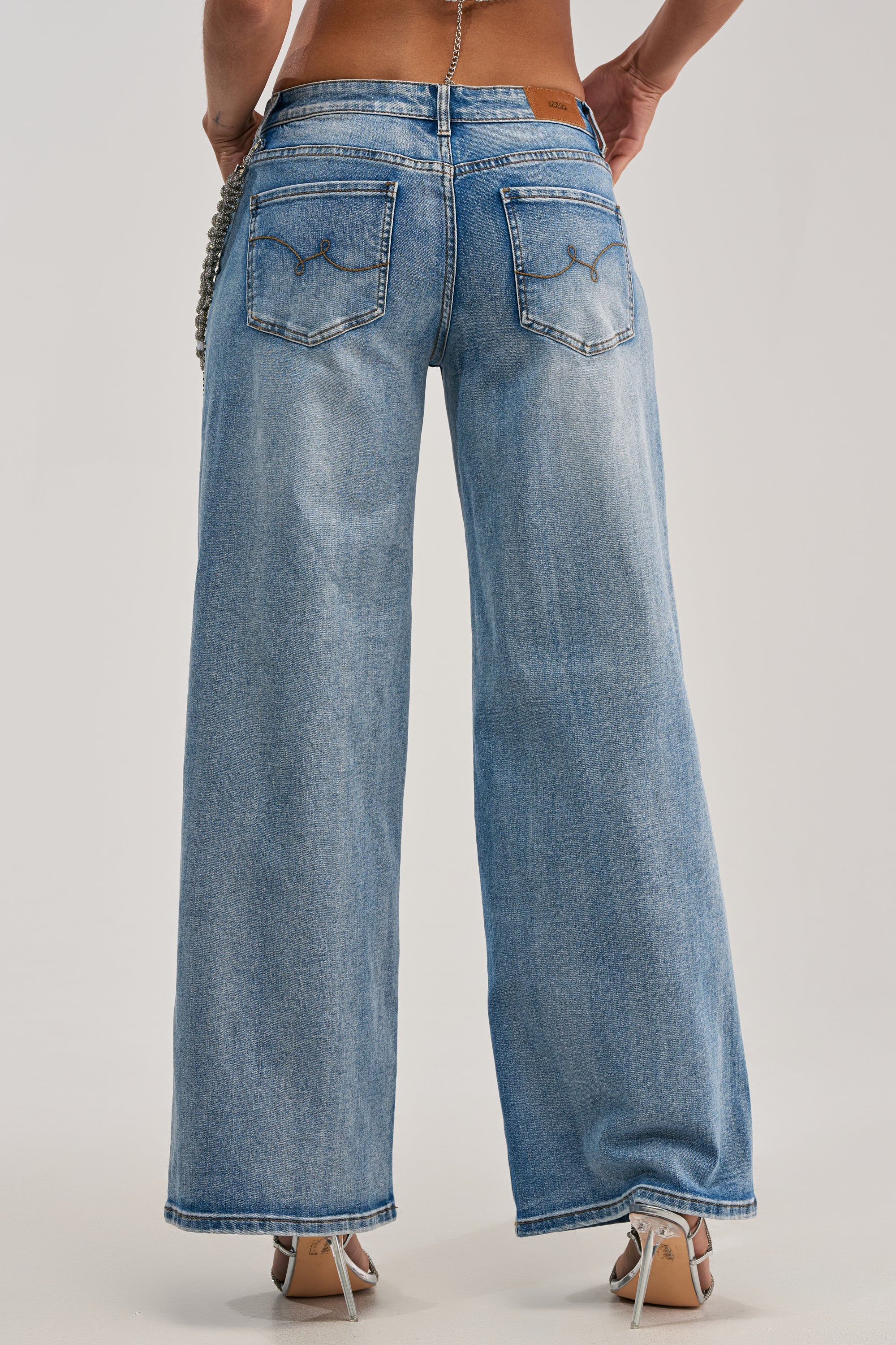 THE BEST ONE YET RELAXED FIT BLING DENIM JEANS