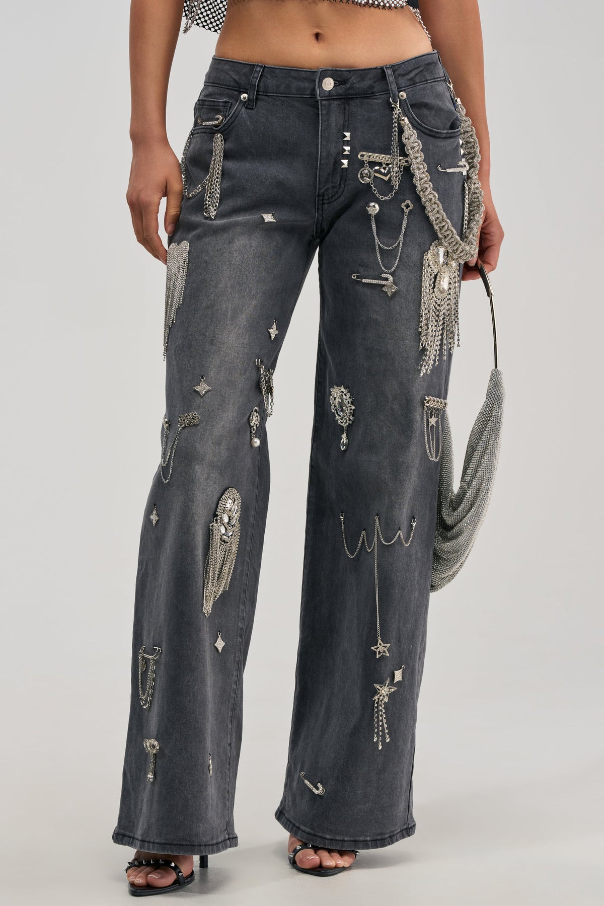 THE BEST ONE YET RELAXED FIT BLING DENIM JEANS