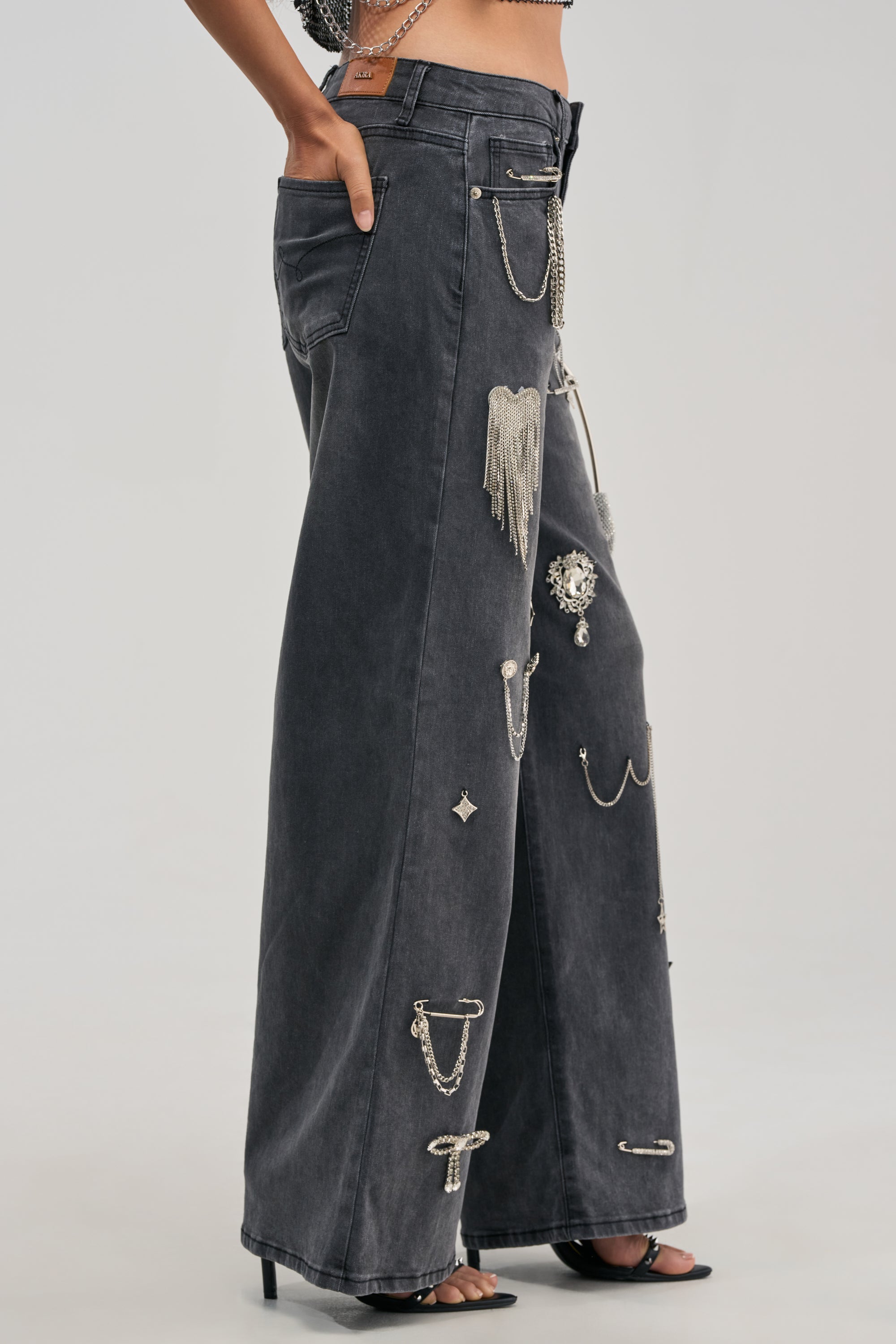THE BEST ONE YET RELAXED FIT BLING DENIM JEANS