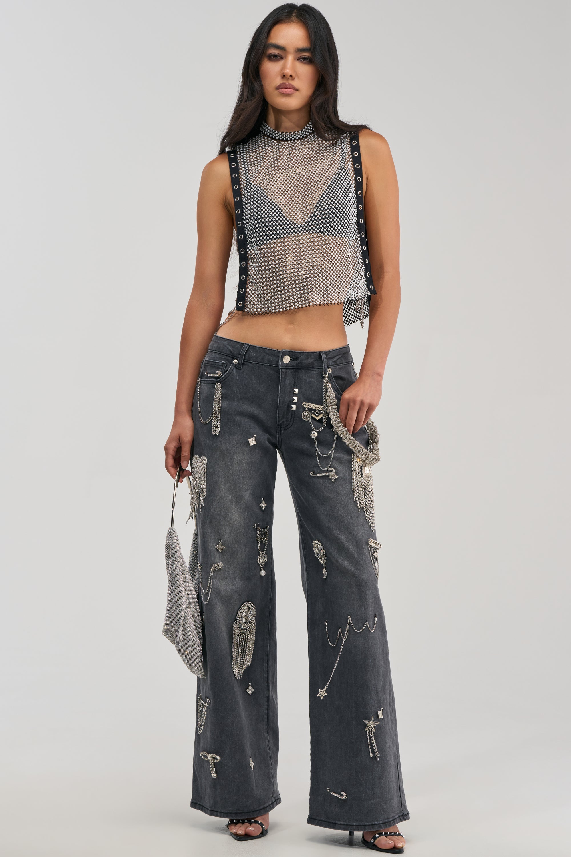 THE BEST ONE YET RELAXED FIT BLING DENIM JEANS