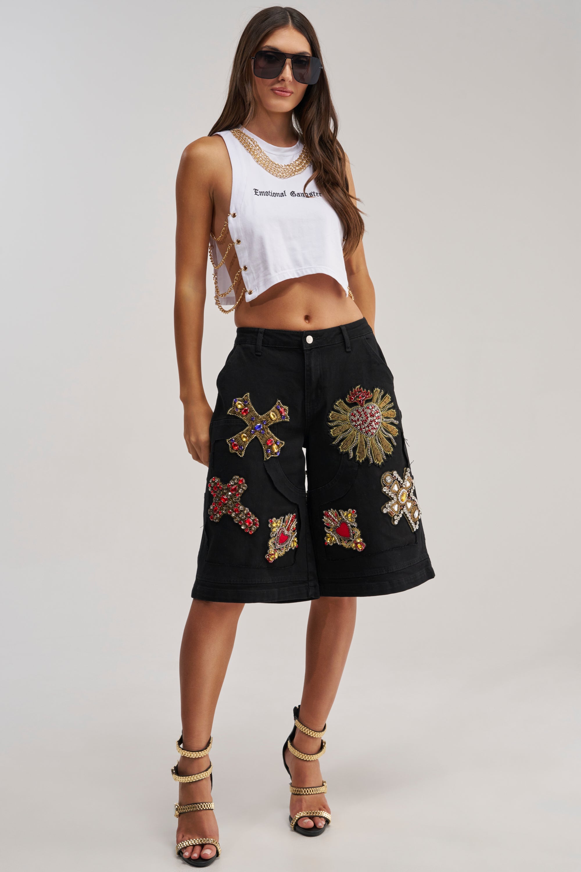 WILD AND FREE DENIM SHORTS