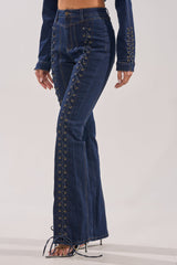 THATS ON ME FLARE DENIM PANT