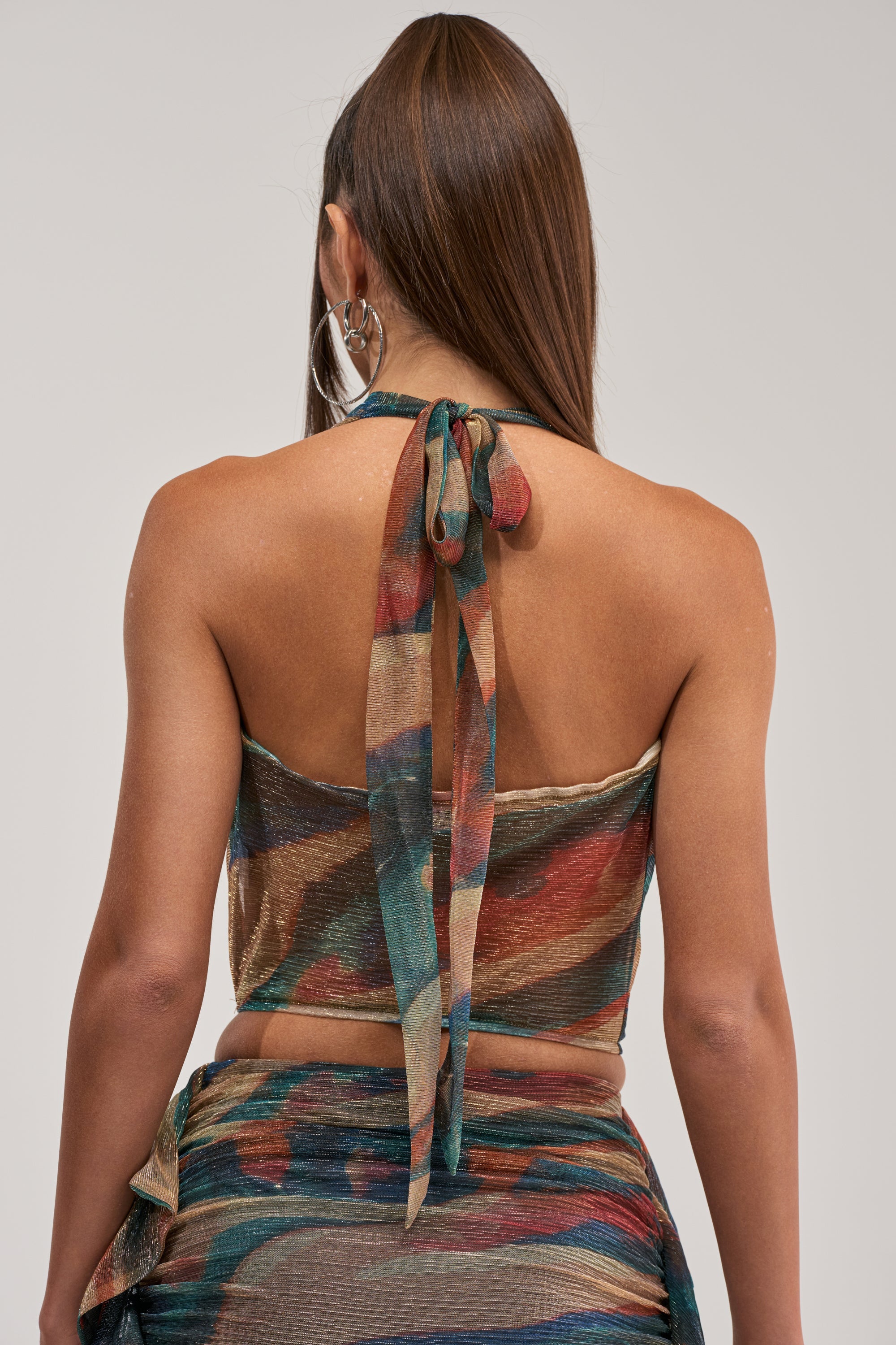 DROP IT LOW COWL NECK BLOUSE