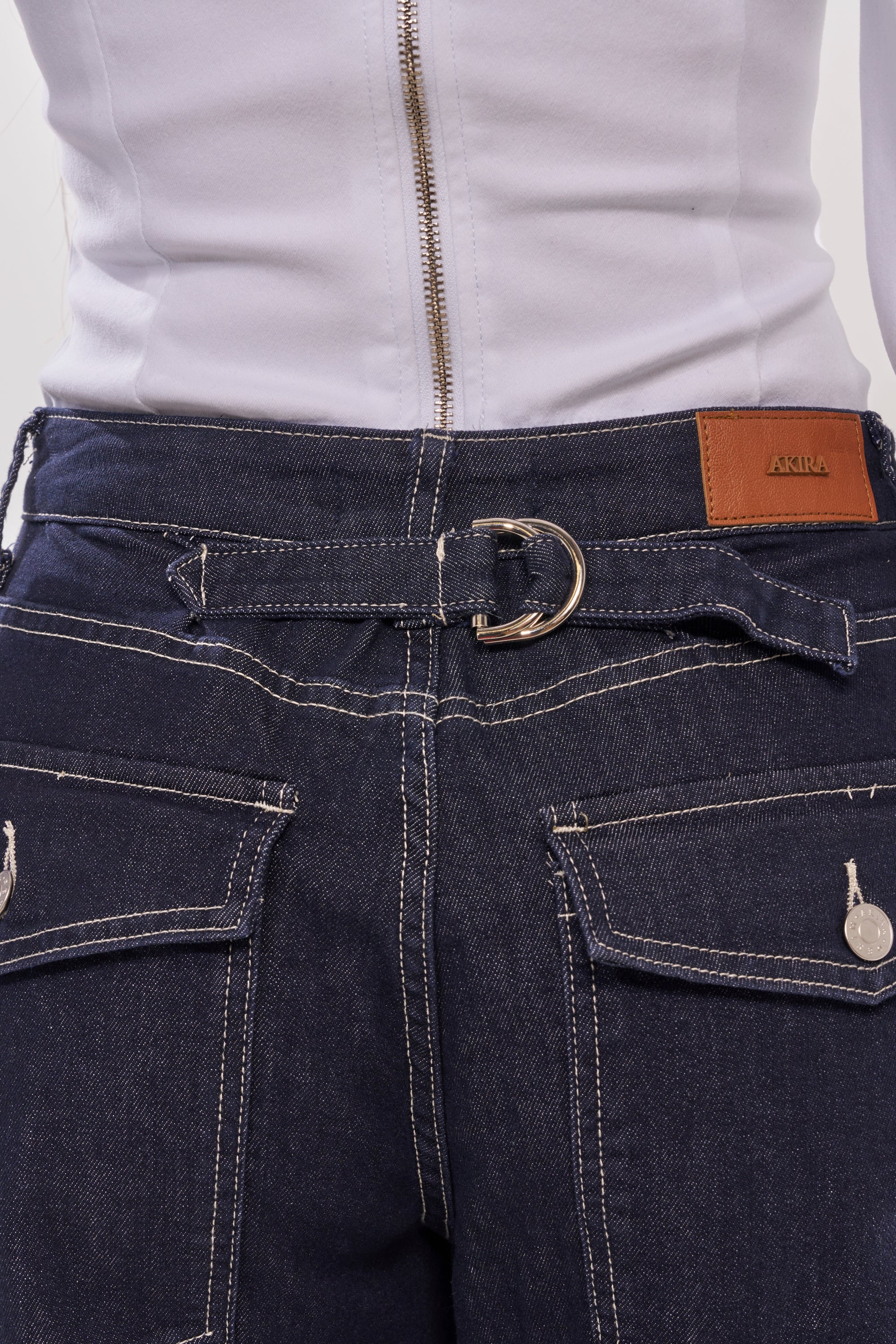 COME WITH ME DENIM BERMUDA SHORT