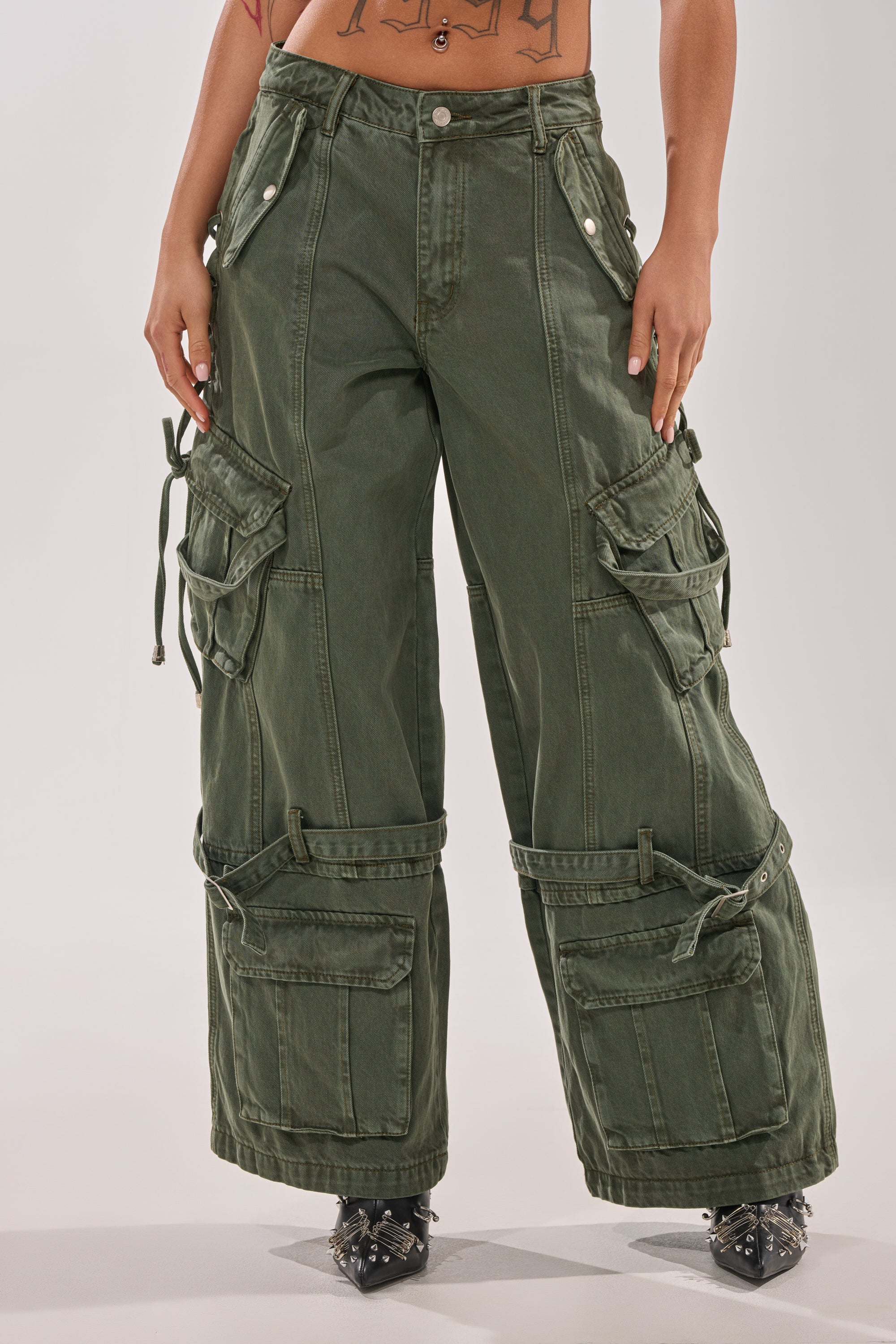 KARA CARGO DENIM