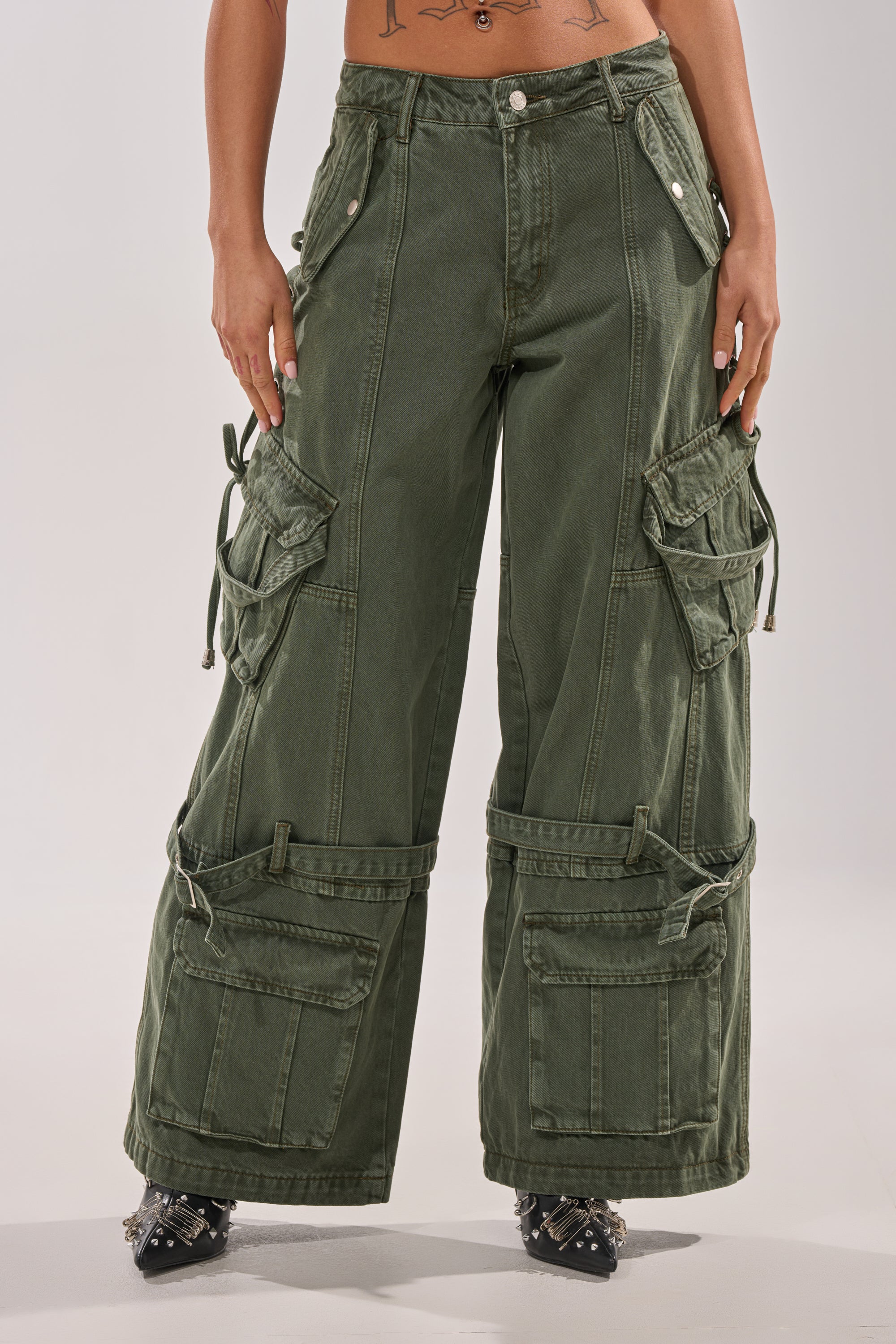 KARA CARGO DENIM