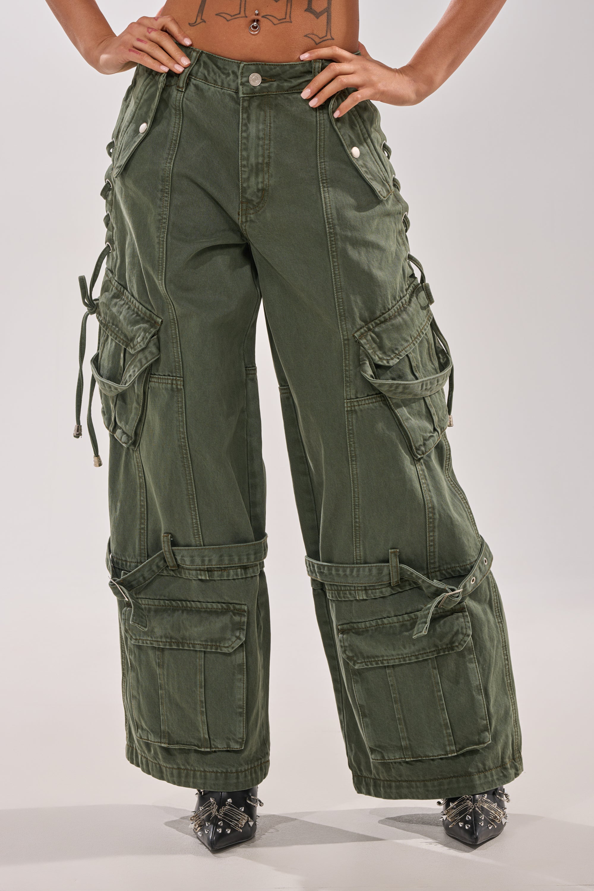KARA CARGO DENIM