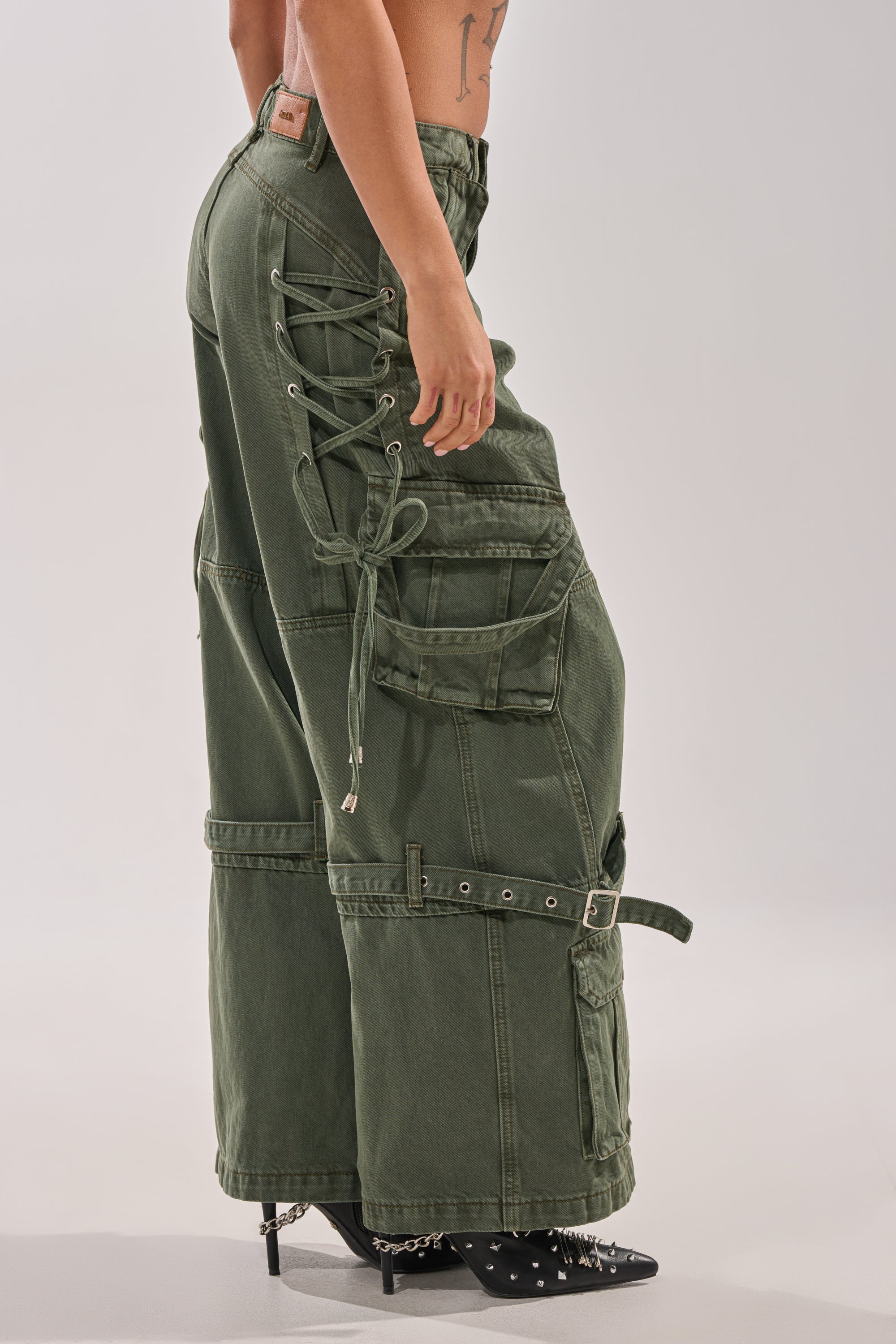 KARA CARGO DENIM
