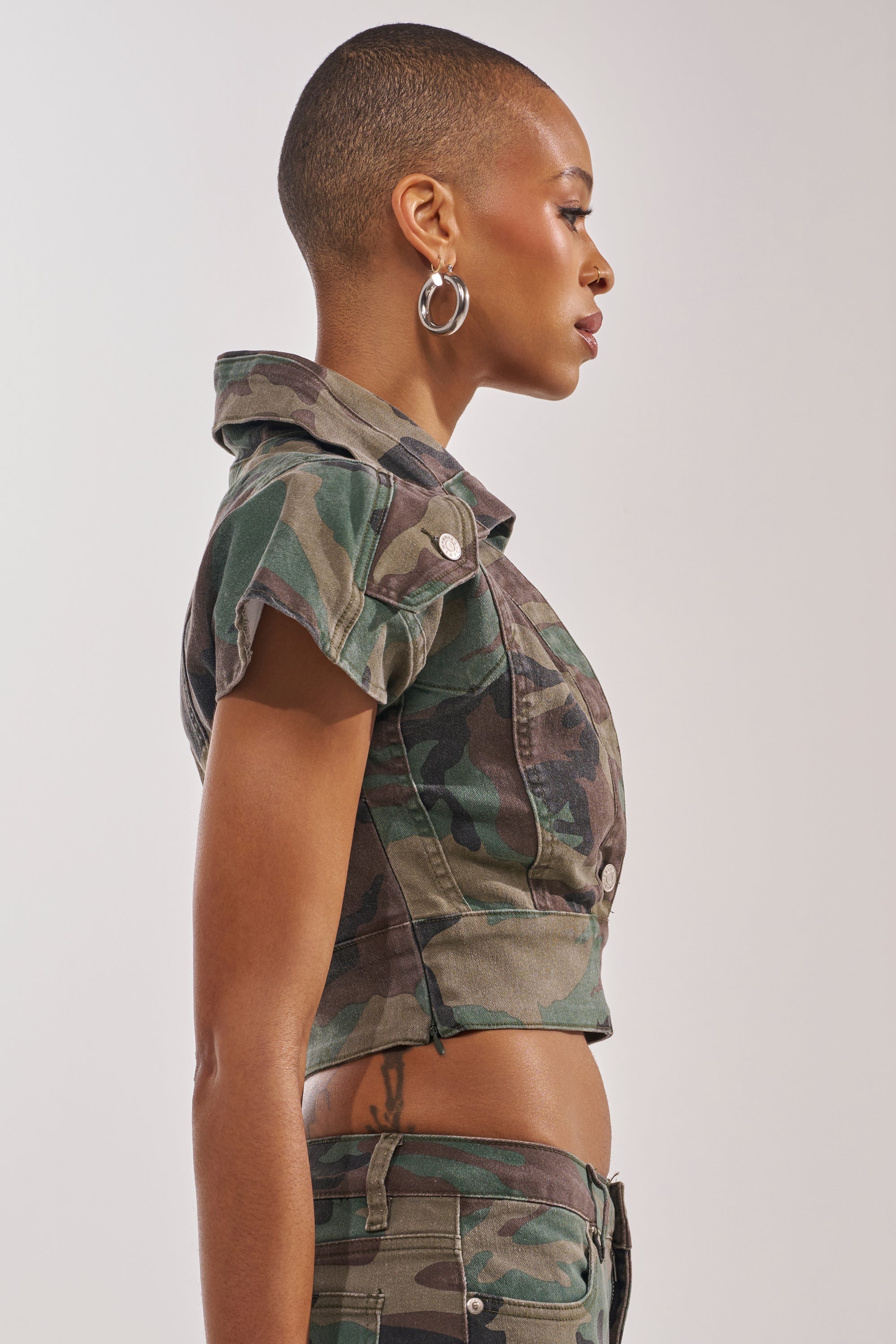 TAKE ME DOWN CAMO TOP