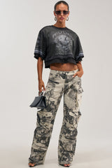 ASH OMBRE CARGO DENIM