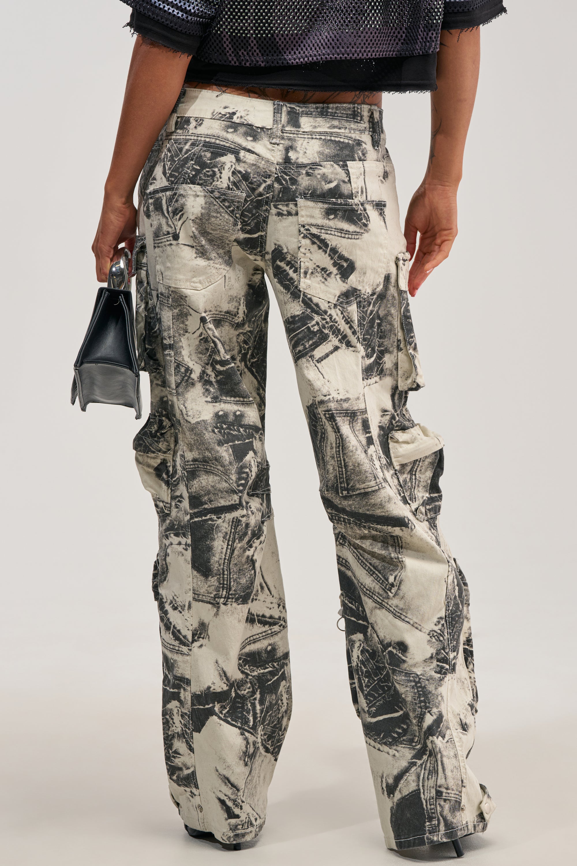 ASH OMBRE CARGO DENIM