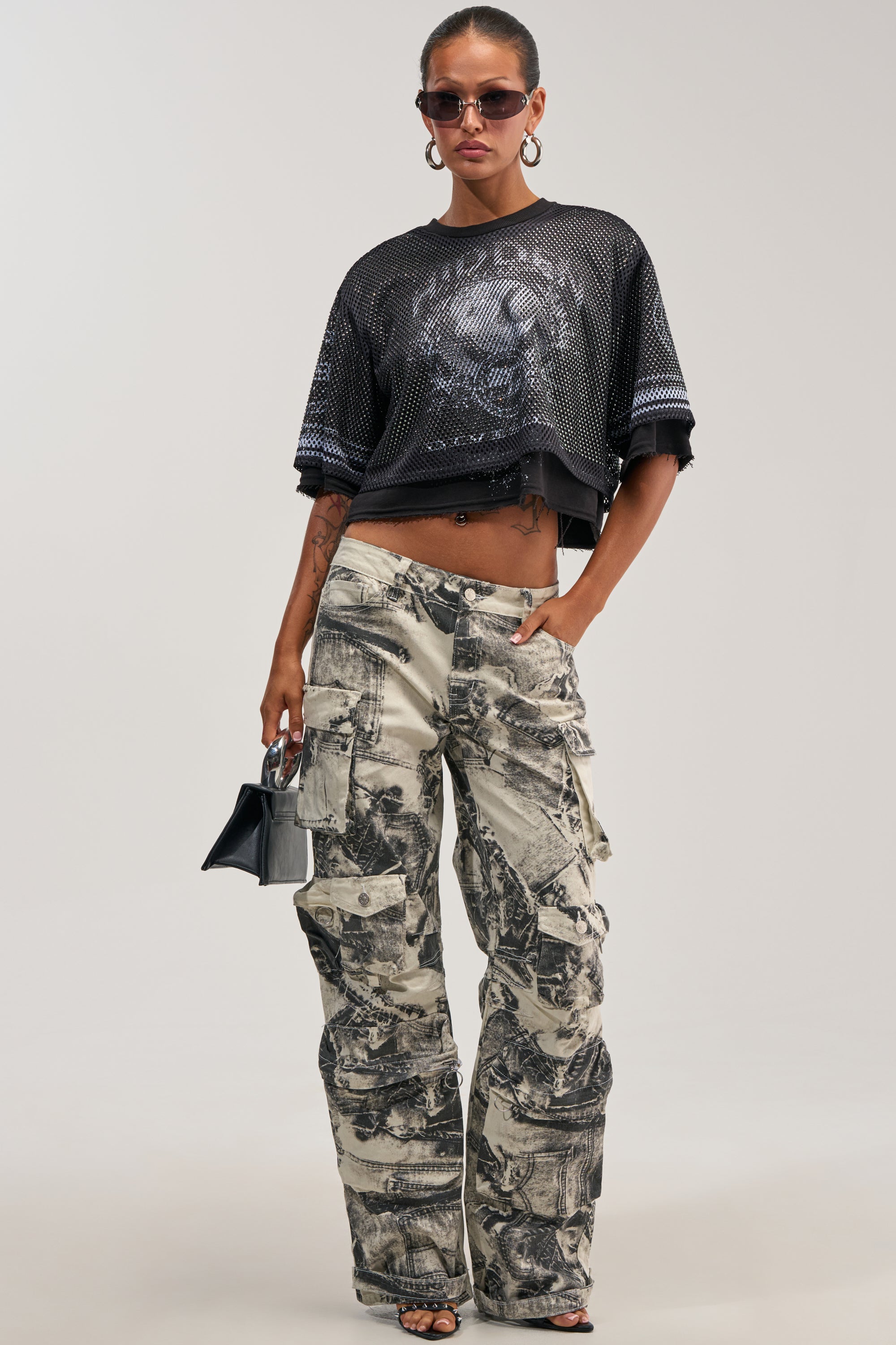 ASH OMBRE CARGO DENIM