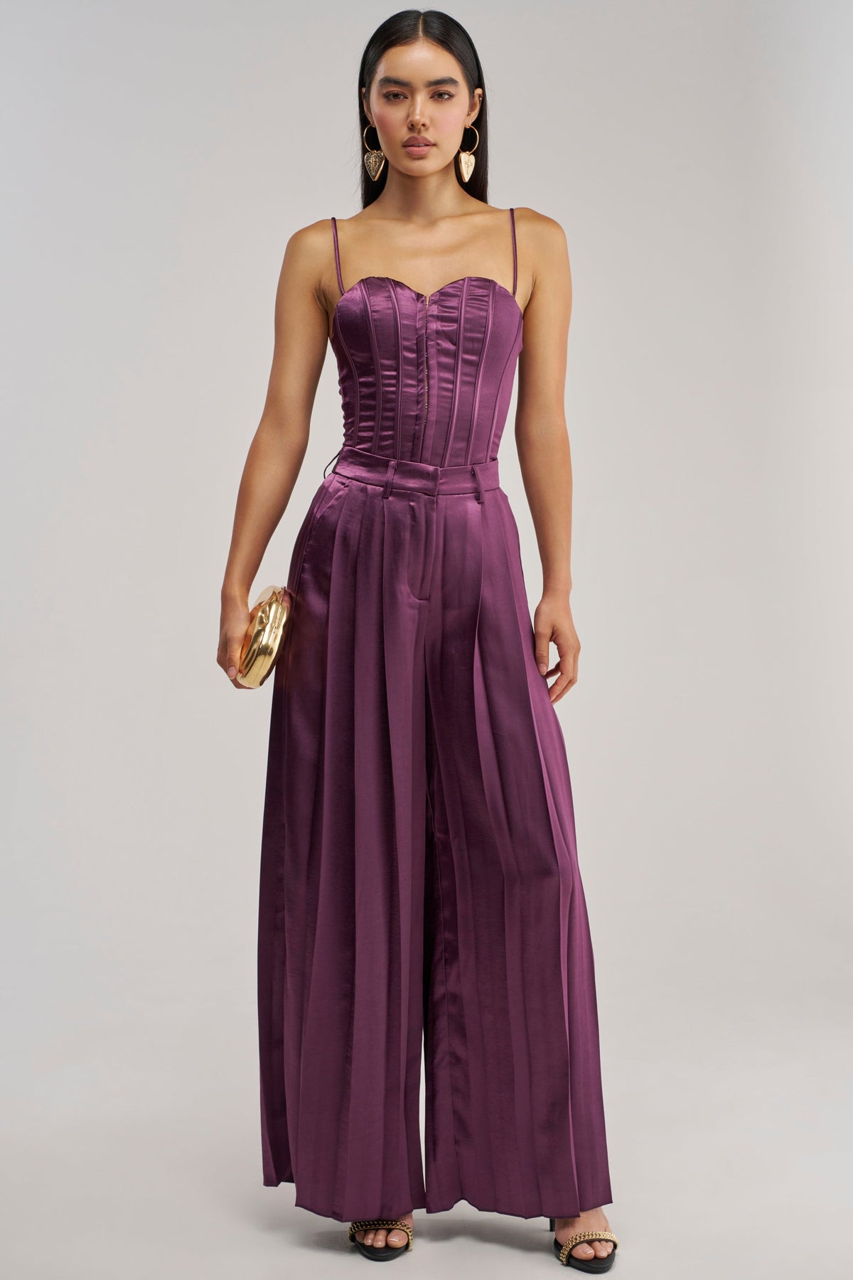IN TOO DEEP SATIN TROUSER