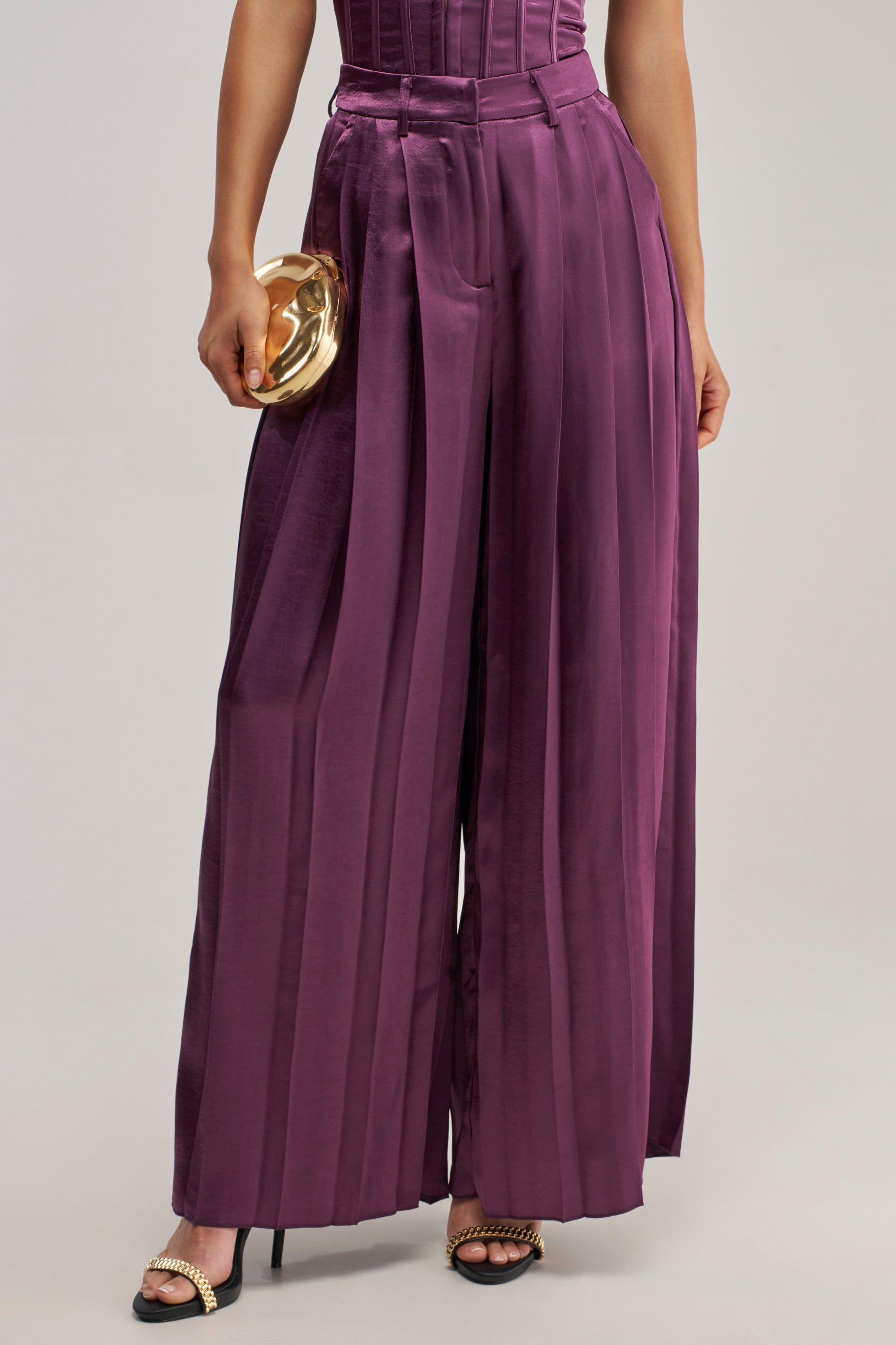 IN TOO DEEP SATIN TROUSER
