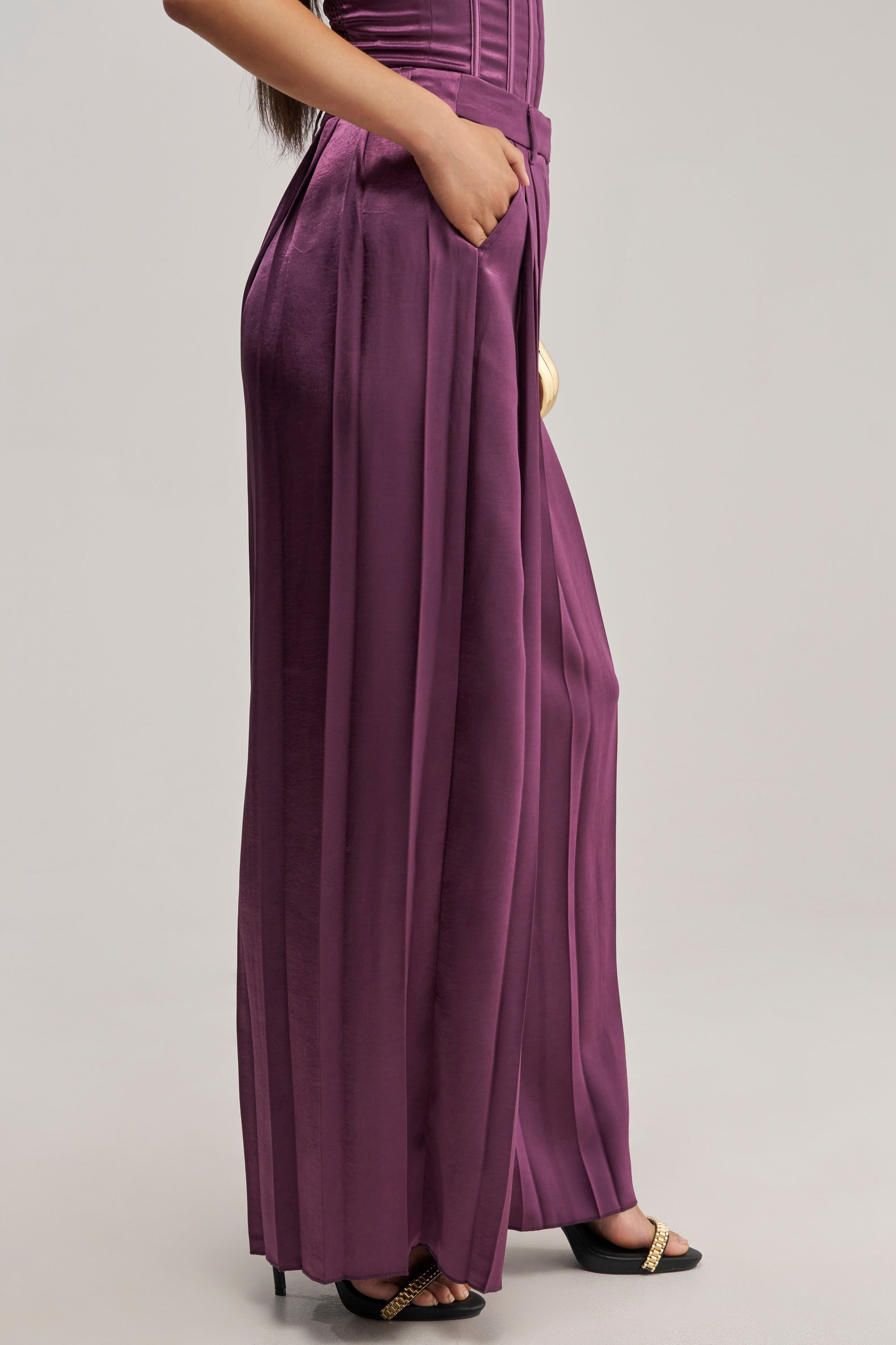 IN TOO DEEP SATIN TROUSER