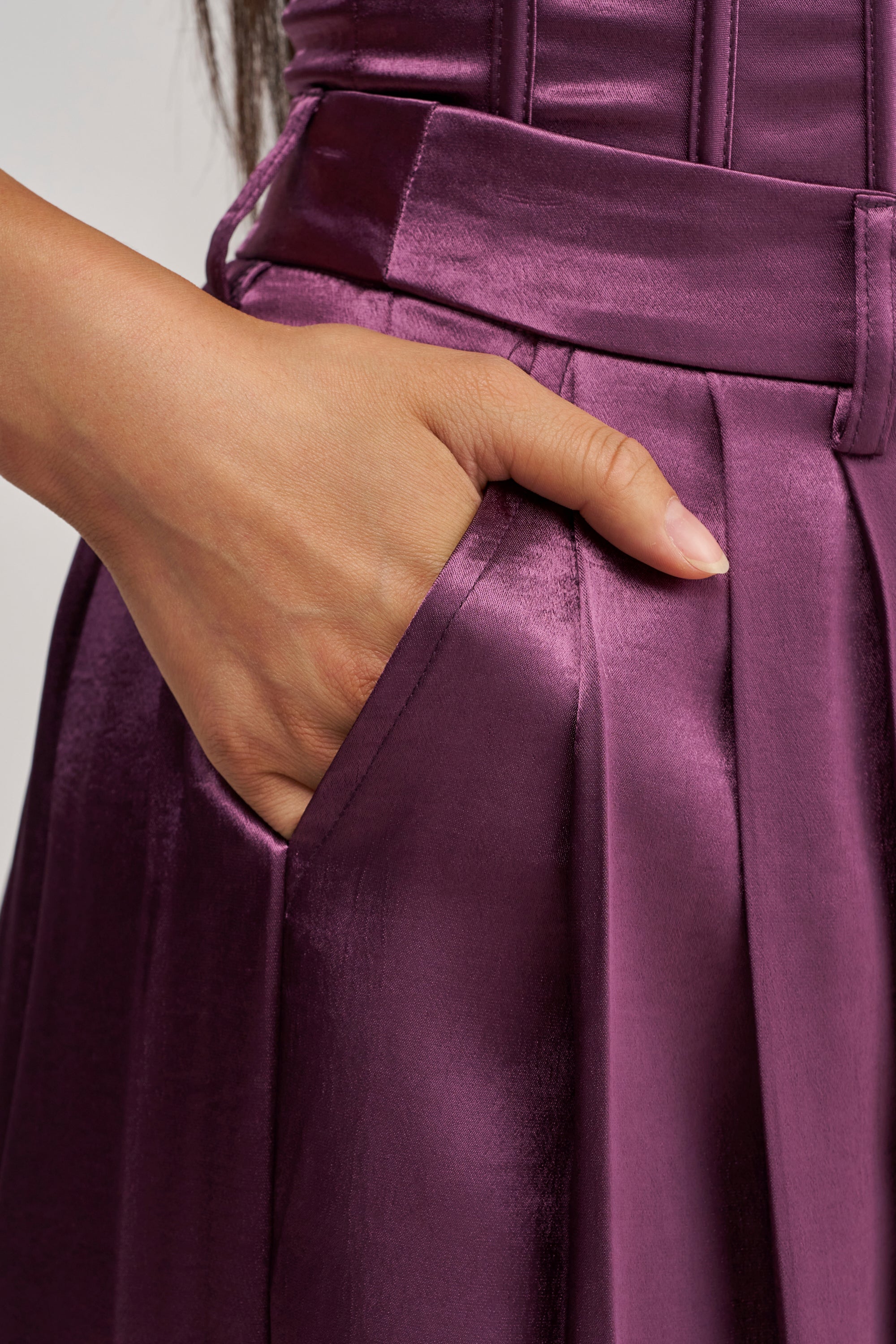 IN TOO DEEP SATIN TROUSER