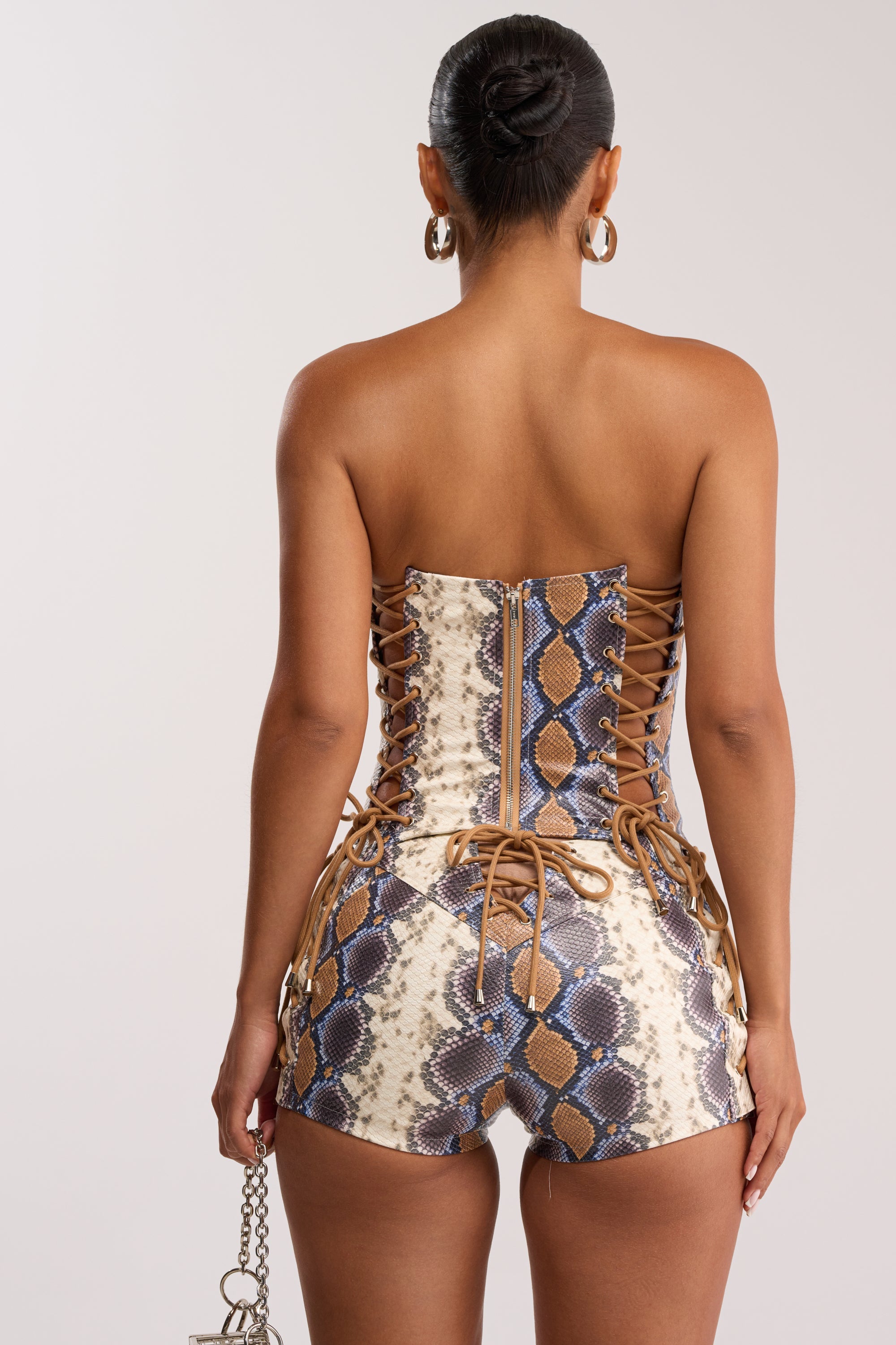 YOU KNOW I WANT YOU BABY LACE UP CORSET