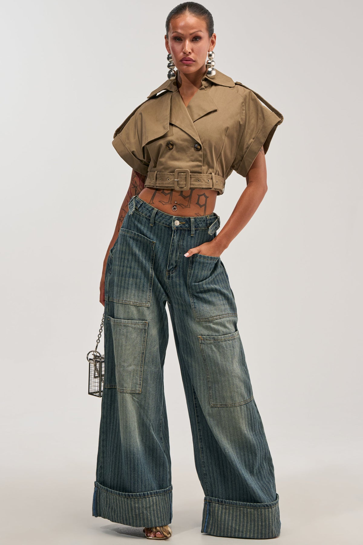 BE MINE STRIPE DENIM