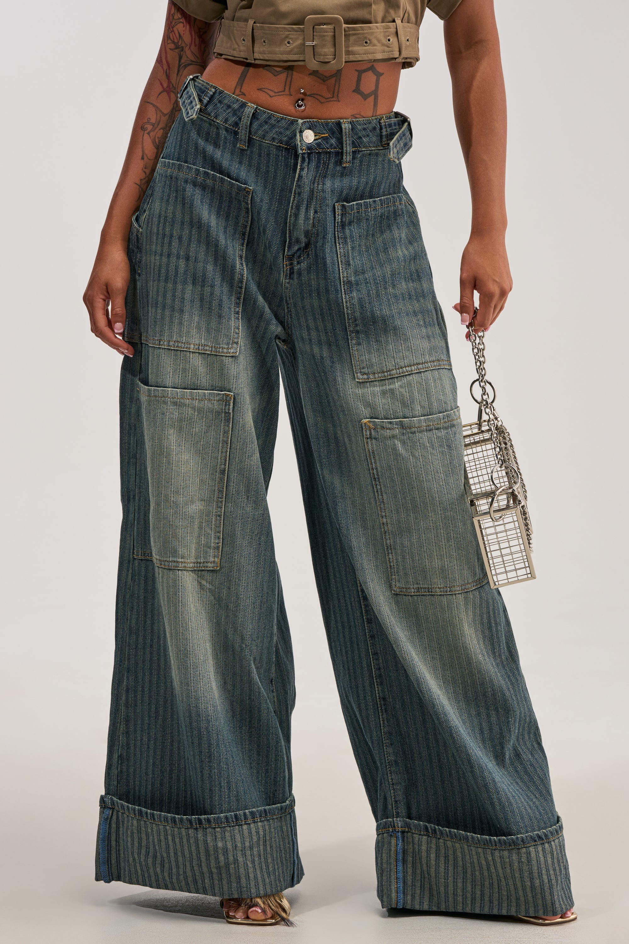 BE MINE STRIPE DENIM