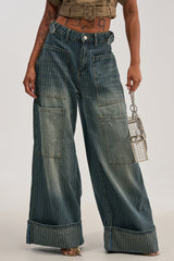 BE MINE STRIPE DENIM