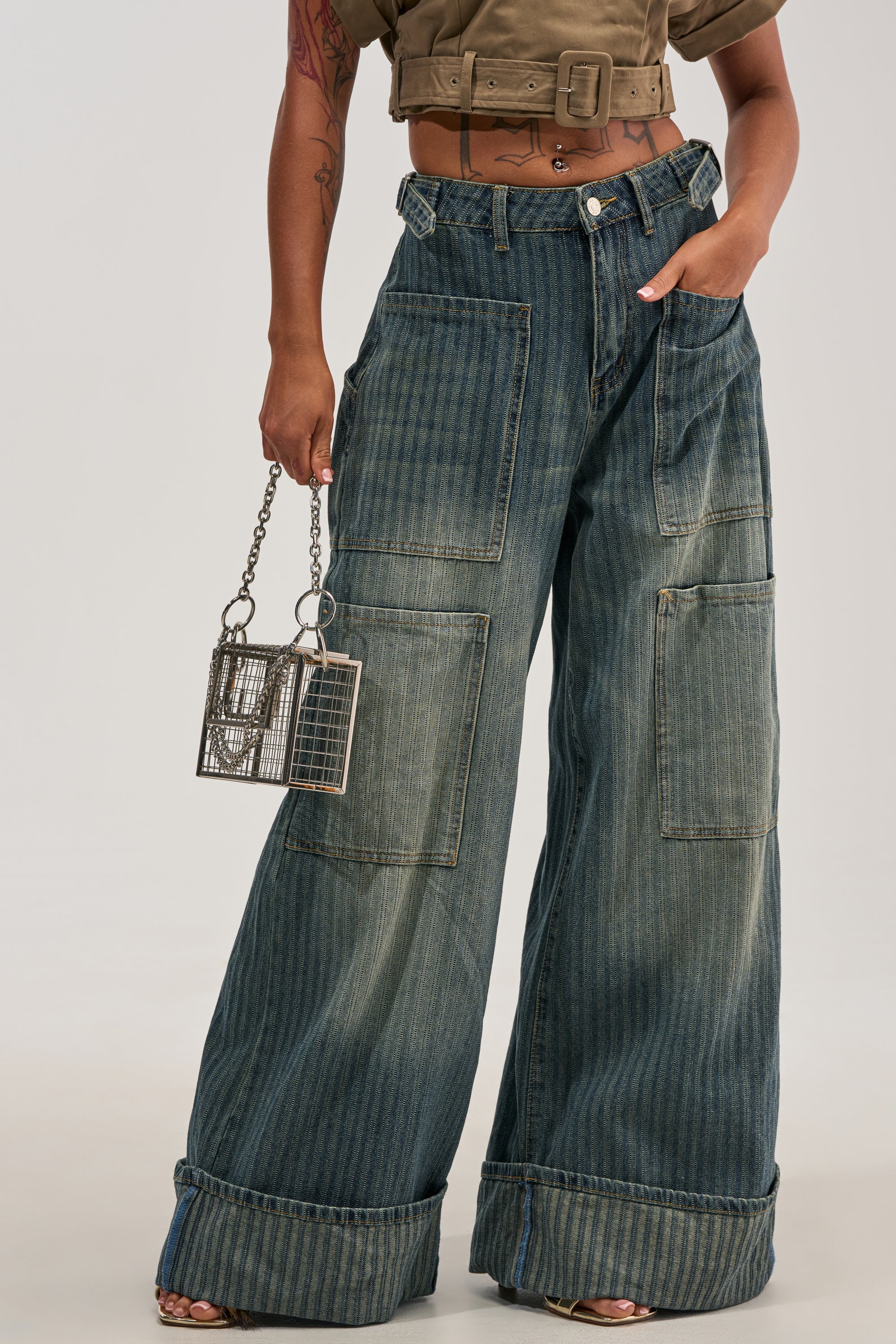 BE MINE STRIPE DENIM