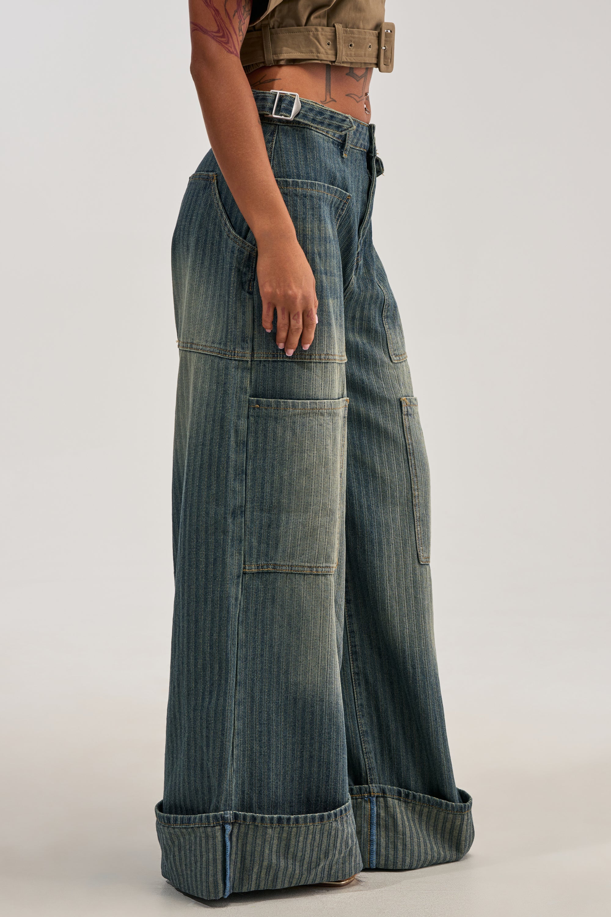 BE MINE STRIPE DENIM