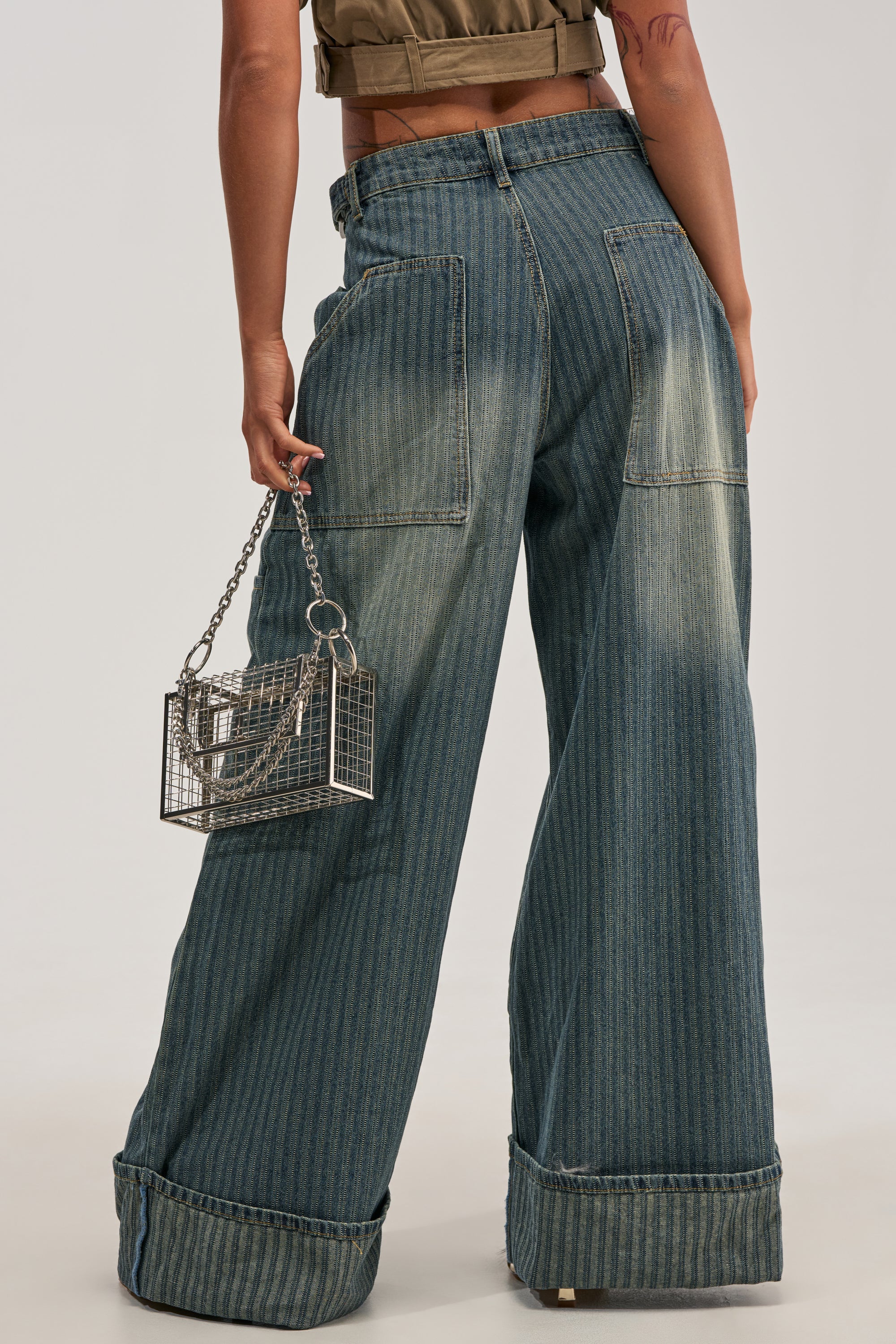 BE MINE STRIPE DENIM