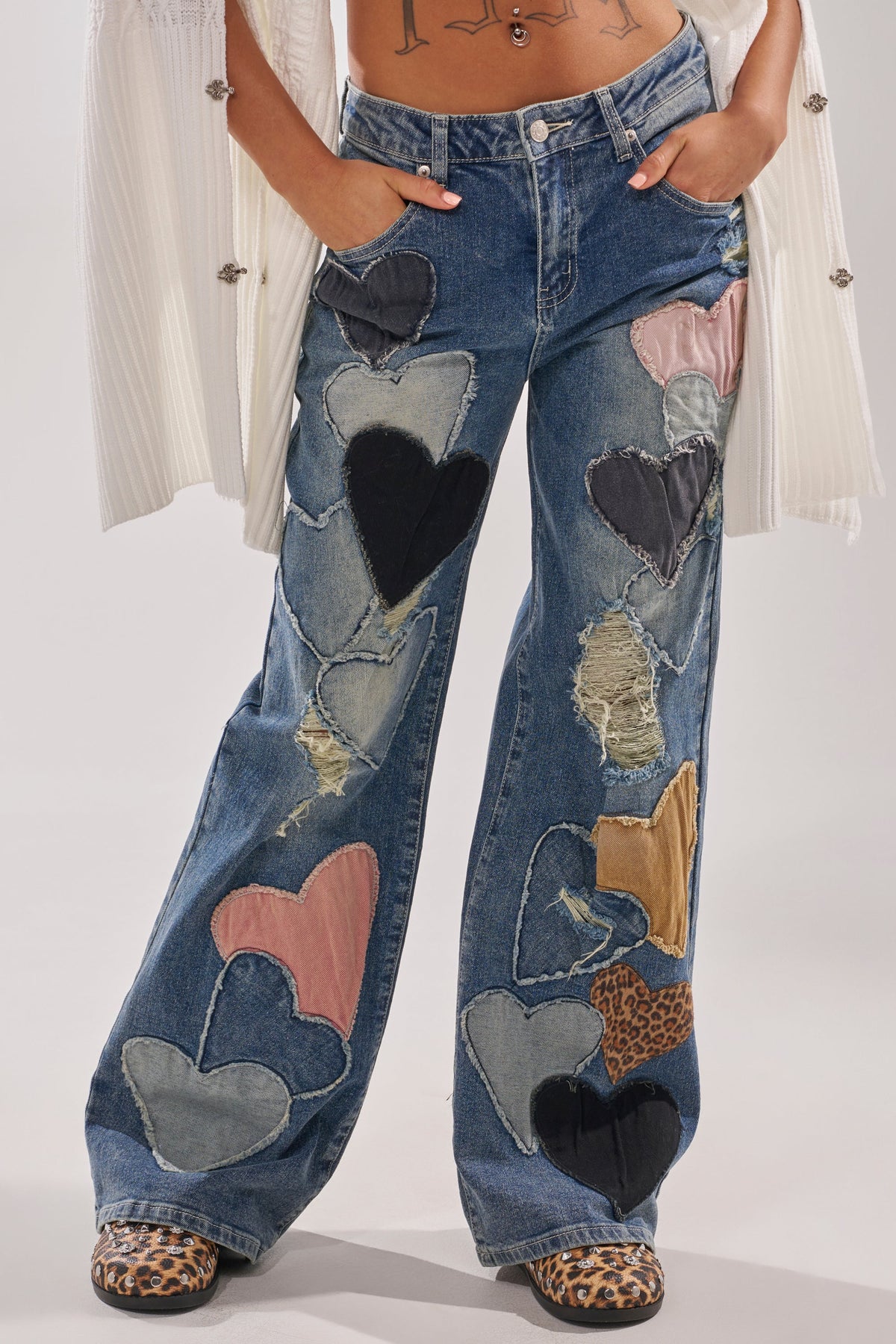LOVE ME HARD RELAXED DENIM