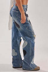 LOVE ME HARD RELAXED DENIM