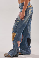 LOVE ME HARD RELAXED DENIM